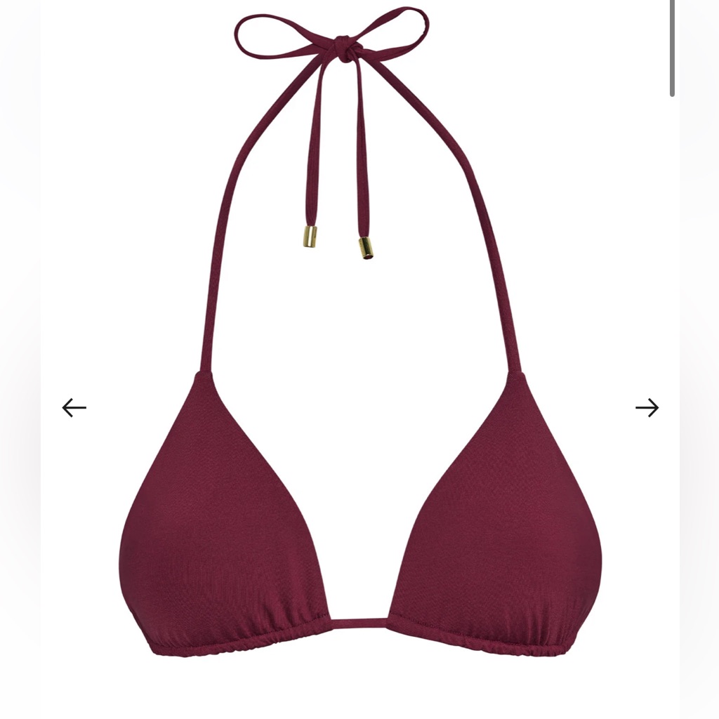 Nwt Monday Swimwear Palma Top Color Fig